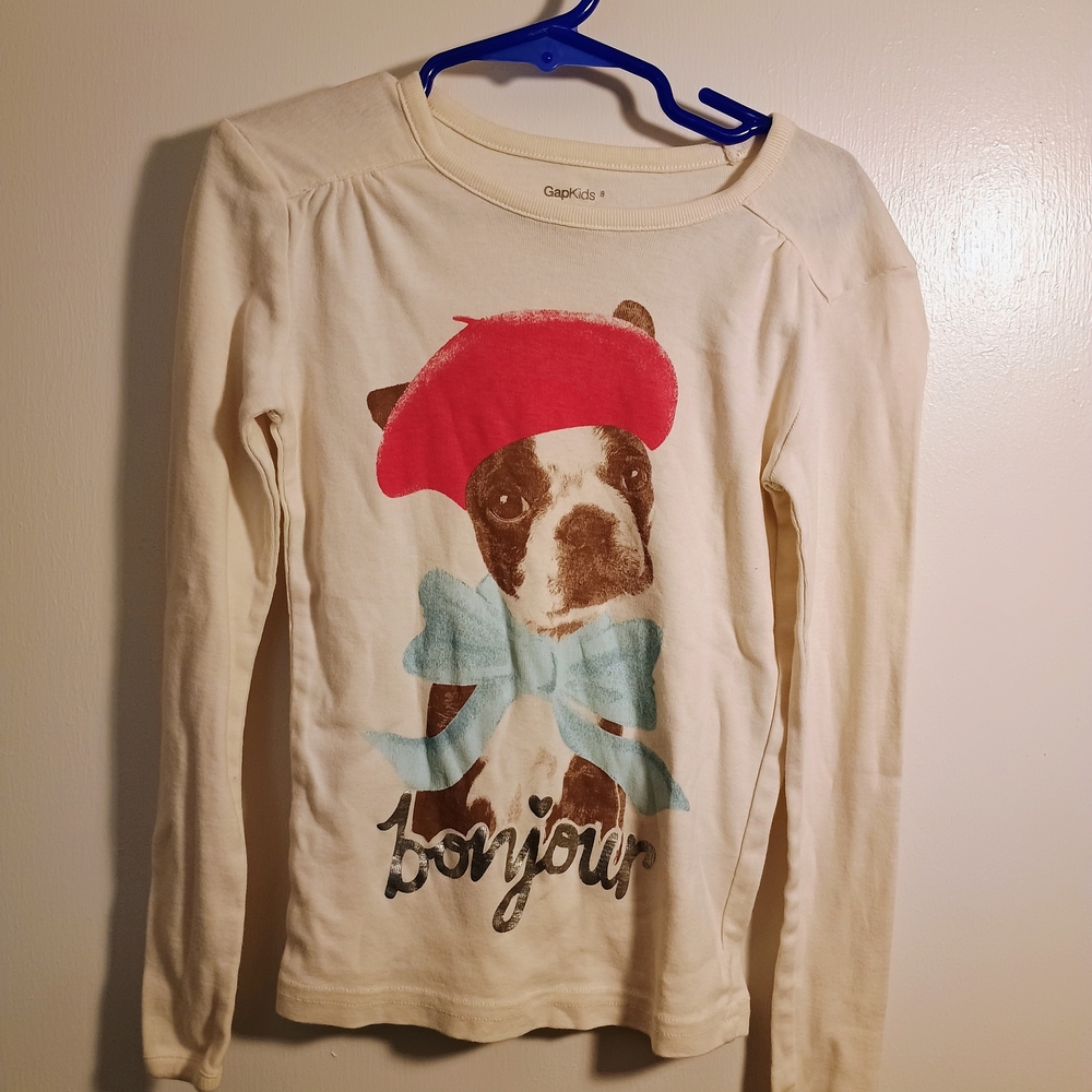 GapKids Bonjour Dog Graphic Tee